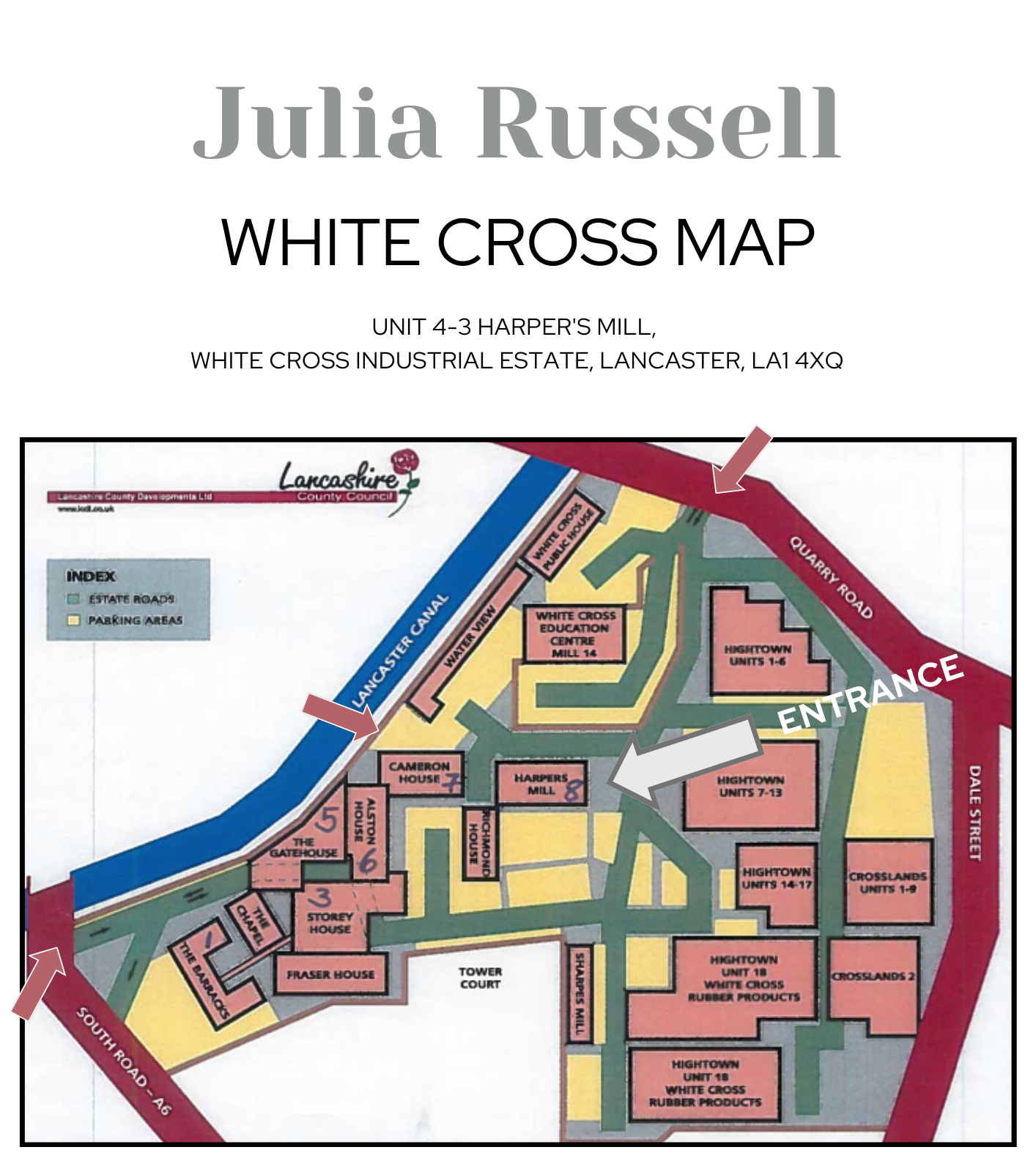 White Cross Map